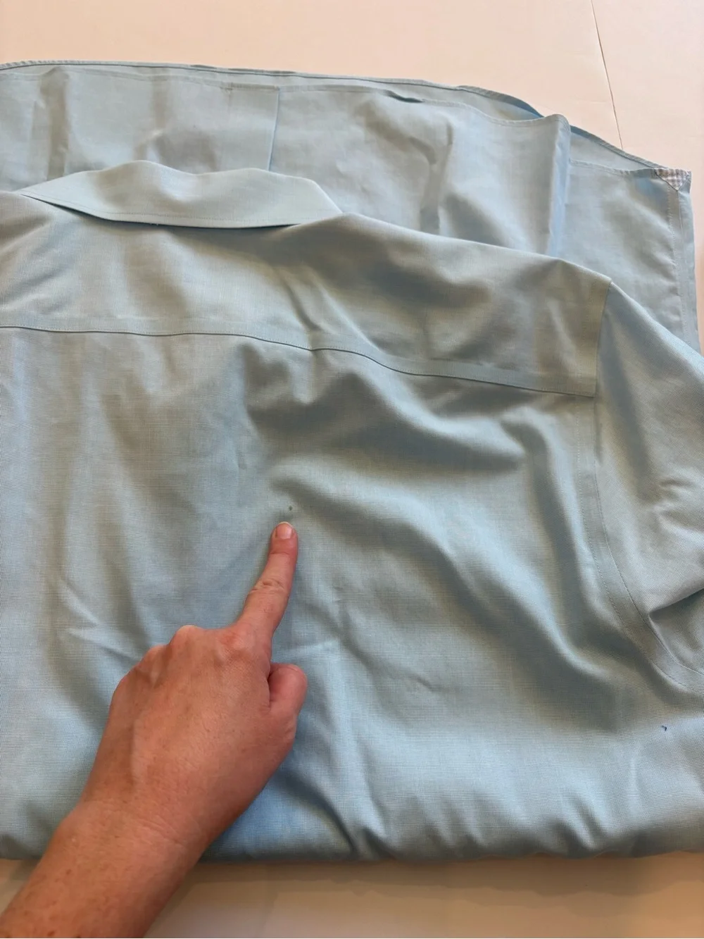 Banana Republic Grant Fit Light Blue Men's Dress Shirt XL